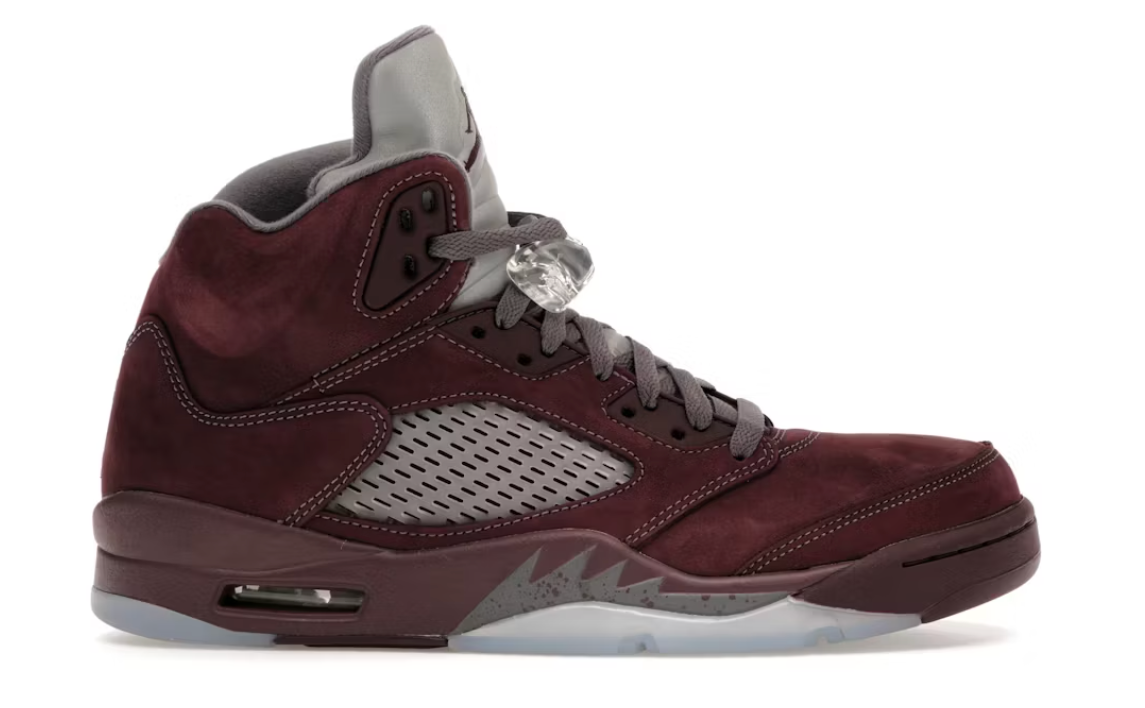 DS AJ5 BURGUNDY SZ 9