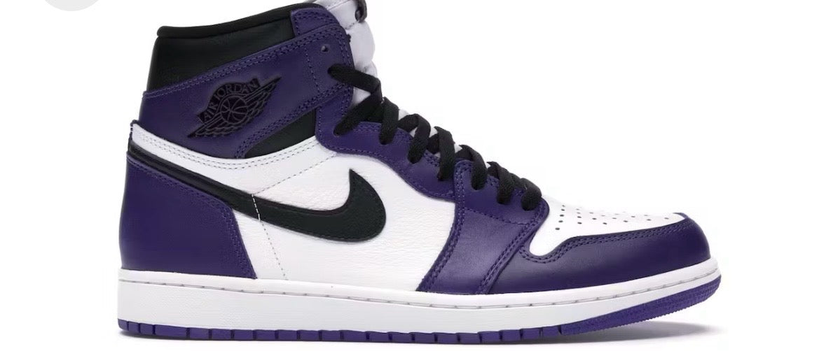 DS AJ1 COURT PURPLE SZ 9