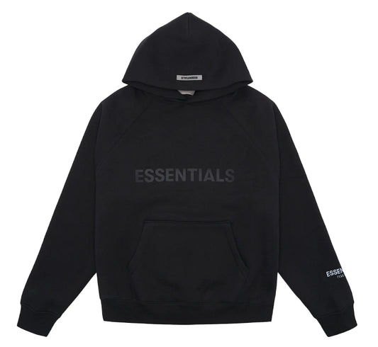 FOG ESSENTIALS BLACK HOODIE SS20