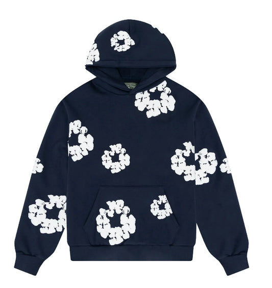 DENIM TEARS NAVY HOODIE